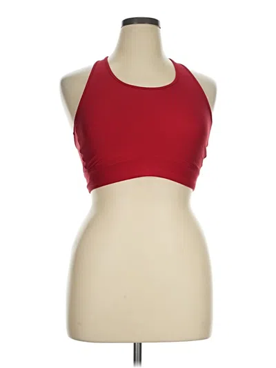 Pre-owned Dsg Sports Bra In Red
