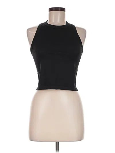 Pre-owned Dsg Tank Top Black Halter Neckline Tops
