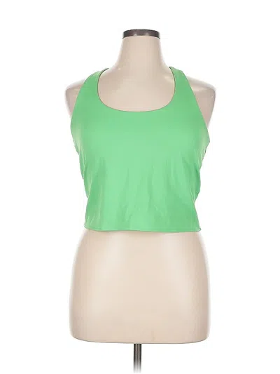 Pre-owned Dsg Tank Top Green Halter Neckline Tops