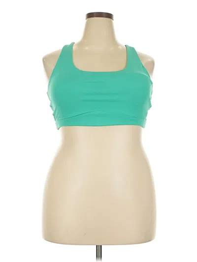 Pre-owned Dsg Tank Top Green Halter Neckline Tops