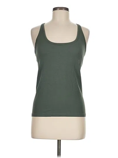 Pre-owned Dsg Tank Top Green Halter Neckline Tops
