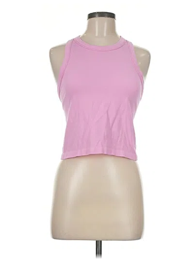 Pre-owned Dsg Tank Top Pink Halter Neckline Tops