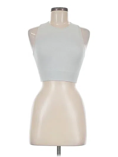 Pre-owned Dsg Tank Top Silver Halter Neckline Tops