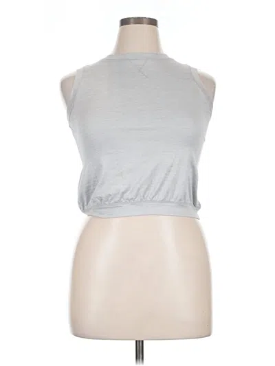 Pre-owned Dsg Tank Top Silver Halter Neckline Tops