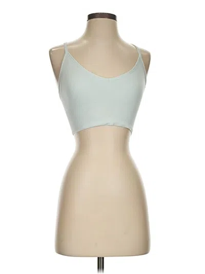 Pre-owned Dsg Tank Top Teal Strapless Neckline Tops In Blue