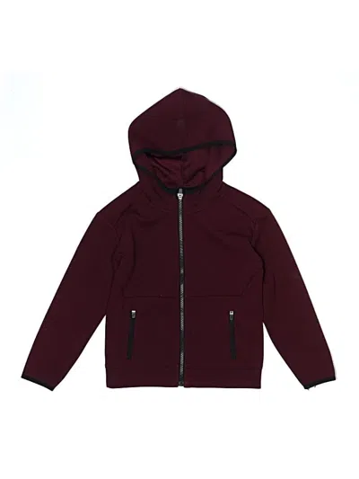 Pre-owned Dsg Kids' Zip Up Hoodie In Burgundy