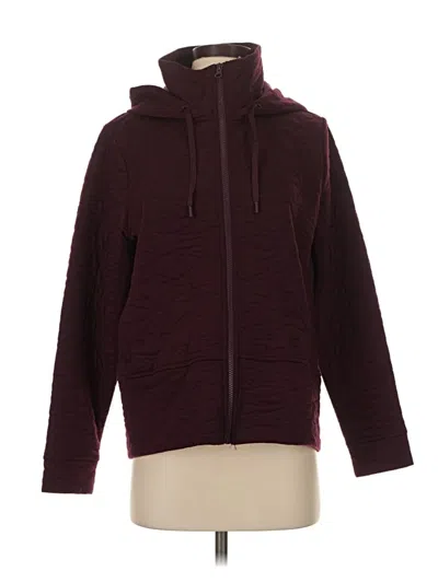 Pre-owned Dsg Zip Up Hoodie In Burgundy