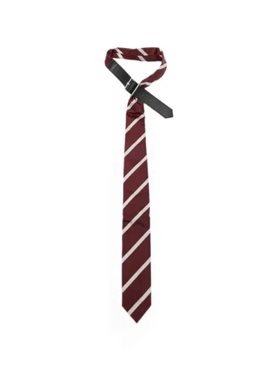 Dsm - Dover Street Market Dover Street Market X Kei Ninomiya Striped University Tie In Red