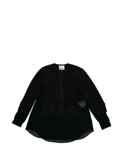 Dsm - Dover Street Market X Kei Ninomiya Button-up Cardigan In Black