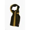 Dsquared2 Alpaca Blend Scarf With Contrasting Band