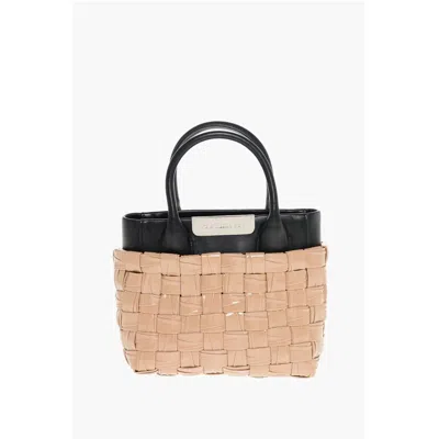 Dsquared2 Beige Calfskin Tote Bag