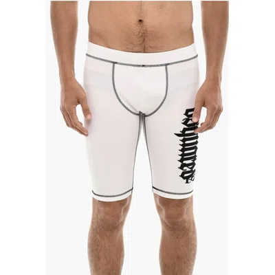 Dsquared2 Biker Shorts Gothic With Logo Print