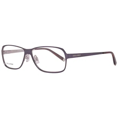 Dsquared² Blue Metal Frames In Gray
