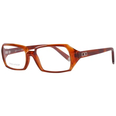 Dsquared2 Brown Plastic Frames In Gray