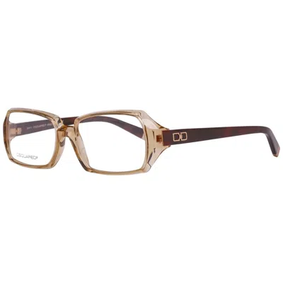 Dsquared2 Brown Plastic Frames In Gray