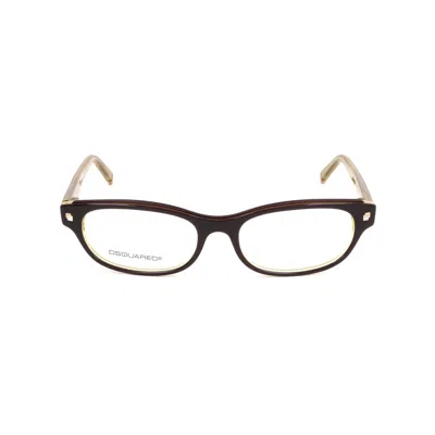 Dsquared2 Brown Plastic Frames In Gray