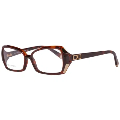 Dsquared2 Brown Plastic Frames In Gray