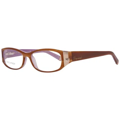 Dsquared2 Brown Plastic Frames In Pink