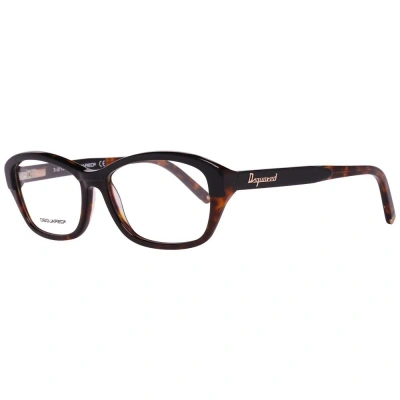 Dsquared2 Brown Plastic Frames In Pink