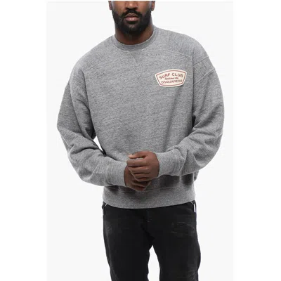 Dsquared2 Cipro Fit Brushed Cotton Surf Club Crewneck Sweater