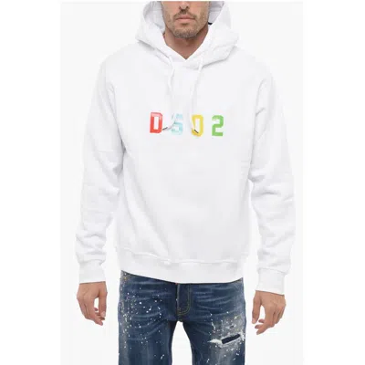 Dsquared2 Cool Fit Hooded Sweatshirt With Embossed Logo