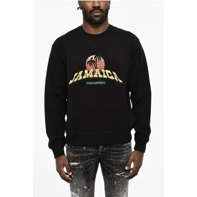 Dsquared2 Cotton Crew-neck Sweatshirt With Print