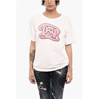 Dsquared2 Cotton Crew-neck T-shirt With Monogram