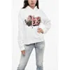 Dsquared2 Cotton Hoodie With Frontal Printed
