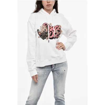 Dsquared2 Cotton Hoodie With Frontal Printed
