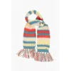Dsquared2 Cotton Scarf With Fringed Hems