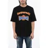 Dsquared2 Crew Neck D2 Suburban Skater Fit Cotton T-shirt In Black
