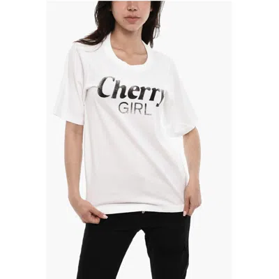 Dsquared2 Crewneck Cherry Printed T-shirt