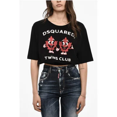 Dsquared2 Cropped Crew-neck T-shirt