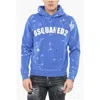 Dsquared2 Distressed D2 Goth Foam Hoodie