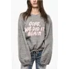 Dsquared2 Fleeced-cotton Crew-neck Sweatshirt With Embossed Detail