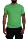 Dsquared2 Green Modal Short Sleeves Crewneck T-shirt