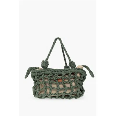 Dsquared2 Green Polyester Shoulder Bag