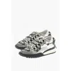 Dsquared2 Leather Legend Low-top Sneakers With Mountain Laces In Gray