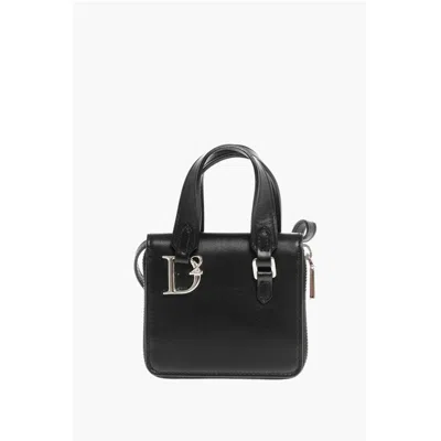 Dsquared2 Leather Minibag Wallet With Shoulder Strap