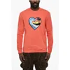 Dsquared2 Long Sleeve Crew-neck T-shirt With Heart Print