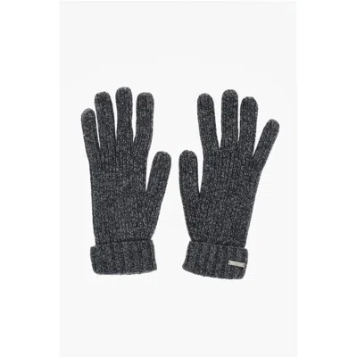 Dsquared² Melange Wool Blend Gloves