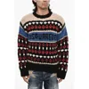 Dsquared2 Multicolor Cable Knit Sweater