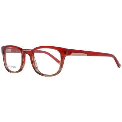 Dsquared² Multicolor Plastic Frames In Red