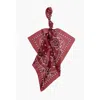 Dsquared2 Paisley Patterned Silk Foulard