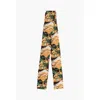 Dsquared2 Patterned Silk Hawaii Foulard In Brown