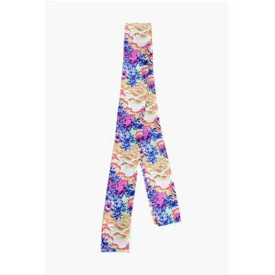 Dsquared² Patterned Silk Hawaii Foulard