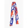 Dsquared2 Patterned Silk Slim Foulard In Neutral