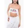 Dsquared2 Printed Embroidered Icon Darling Tube Top