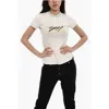 Dsquared2 Printed Preppy T-shirt Delave Effect