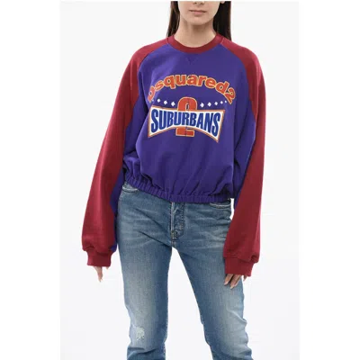 Dsquared2 Printed Suburbans Athletic Fit Sweatshirt